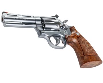 Tanaka Smolt Gas Revolver Square Butt (4 inch, Version 3) – Stainless Finish