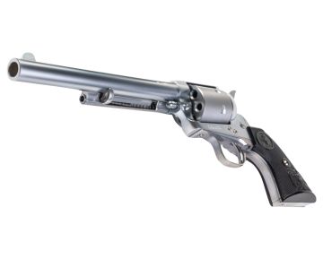 Tanaka SAA 2nd Generation 7.5 inch Non Fluted Cylinder ‘PEGASAS 2’ Gas Revolver – Stainless Finish ABS