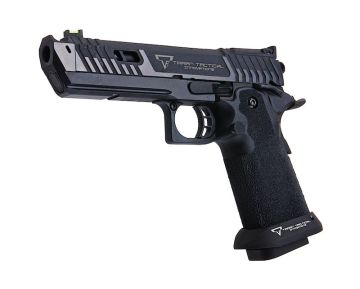 EMG TTI John Wick 4 PIT VIPER GBB Airsoft Pistol – Blackout, Semi / Full Auto ver. – (by AW Custom)