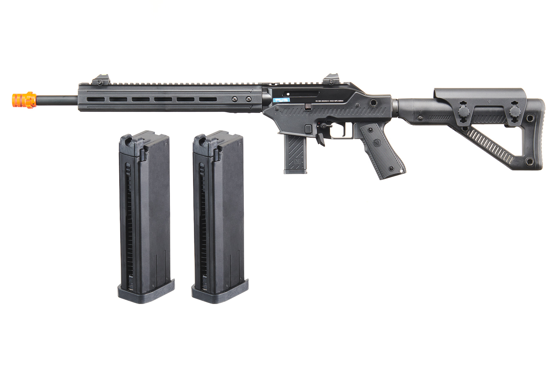 Vorsk VMP-2D Marksman GBB Airsoft Rifle Mag Combo (Black)