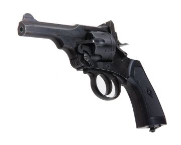 WinGun Webley MK VI .455 Airsoft Revolver CO2 (4 inch Police Model, 6mm Version) – Aged Finish