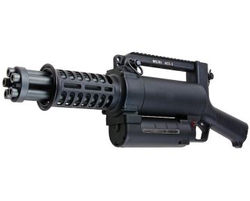 WELL PRO M134 Mini Vulcan Rotating Gatling Airsoft AEG – Black