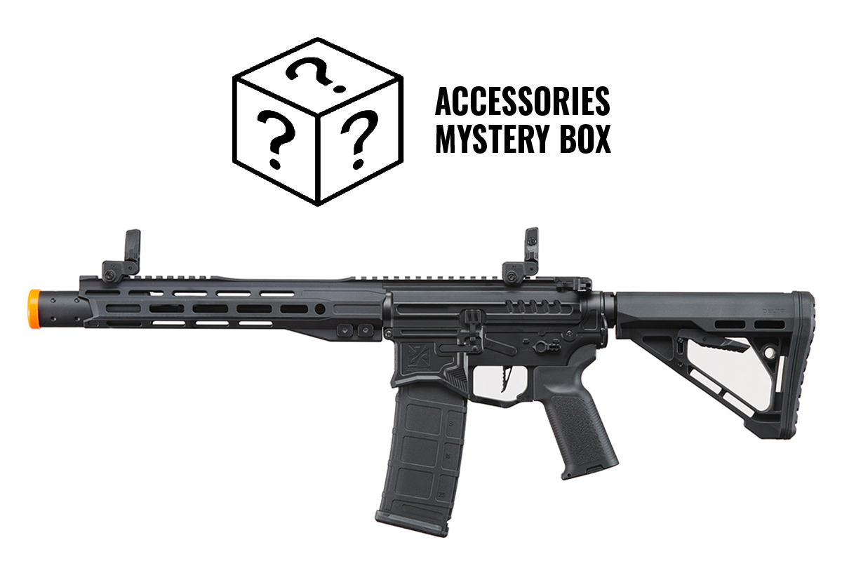 Mayo Gang Accessories Mystery Box Combo w/ Zion Arms R15 MK2 10″ M4 AEG