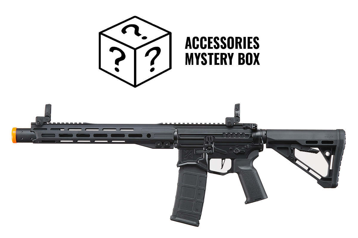 Mayo Gang Accessories Mystery Box Combo w/ Zion Arms R15 MK2 13″ M4 AEG