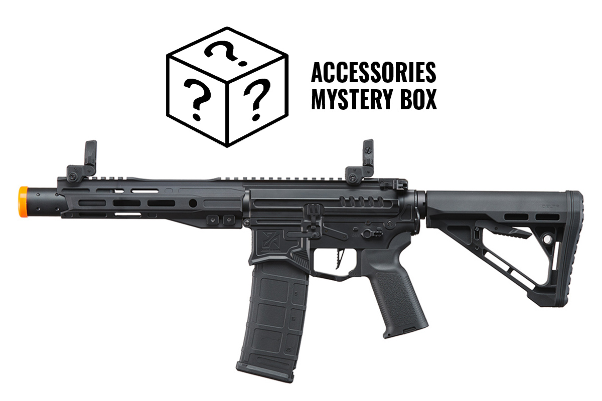 Mayo Gang Accessories Mystery Box Combo w/ Zion Arms R15 MK2 8″ M4 AEG