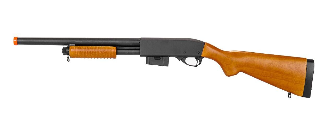 AandK M870 Real Wood Spring-Powered Metal Shotgun