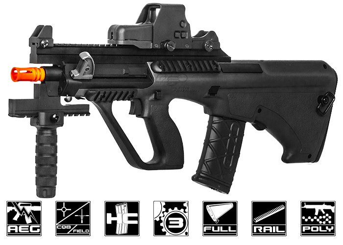 ASG Proline Styer AUG A3 XS Commando Carbine AEG Airsoft Rifle (Option)