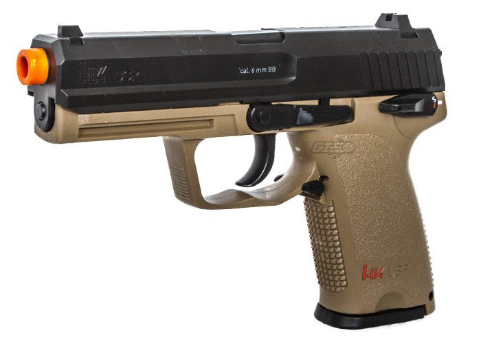 Umarex Elite Force H&K USP CO2 NBB Pistol with Metal Magazine | Dark Earth Frame