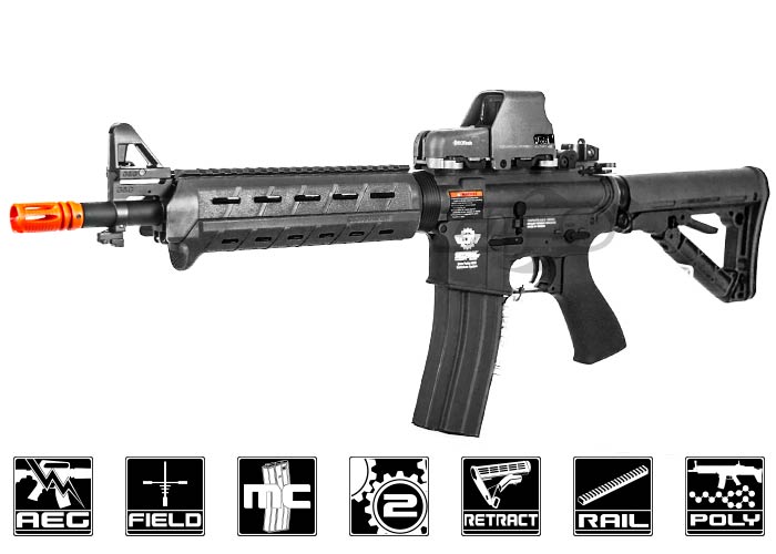 G&G Combat Machine CM16 MOD0 M4 Carbine AEG Airsoft Rifle (Option)