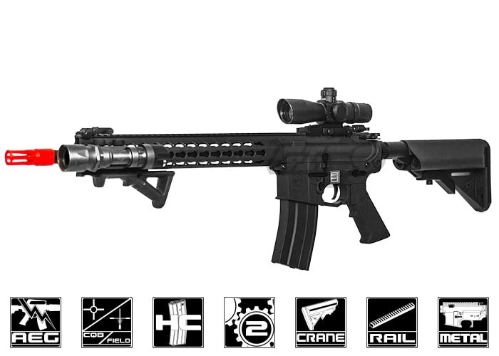 HOT SALE Knight’s Armament SR-16E3 MOD2 Airsoft Rifle by Echo1 (Blk)