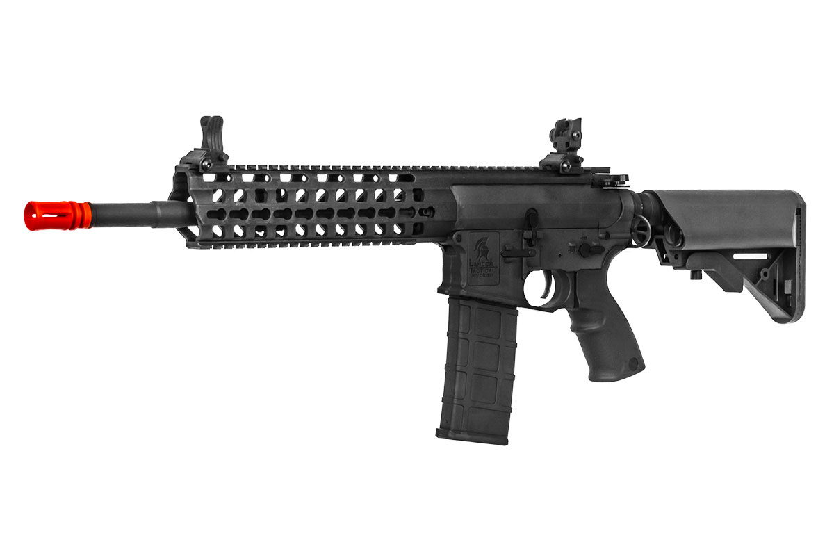 Lancer Tactical 14.5″ Rapid Deployment M4 Carbine AEG Airsoft Rifle (Option)