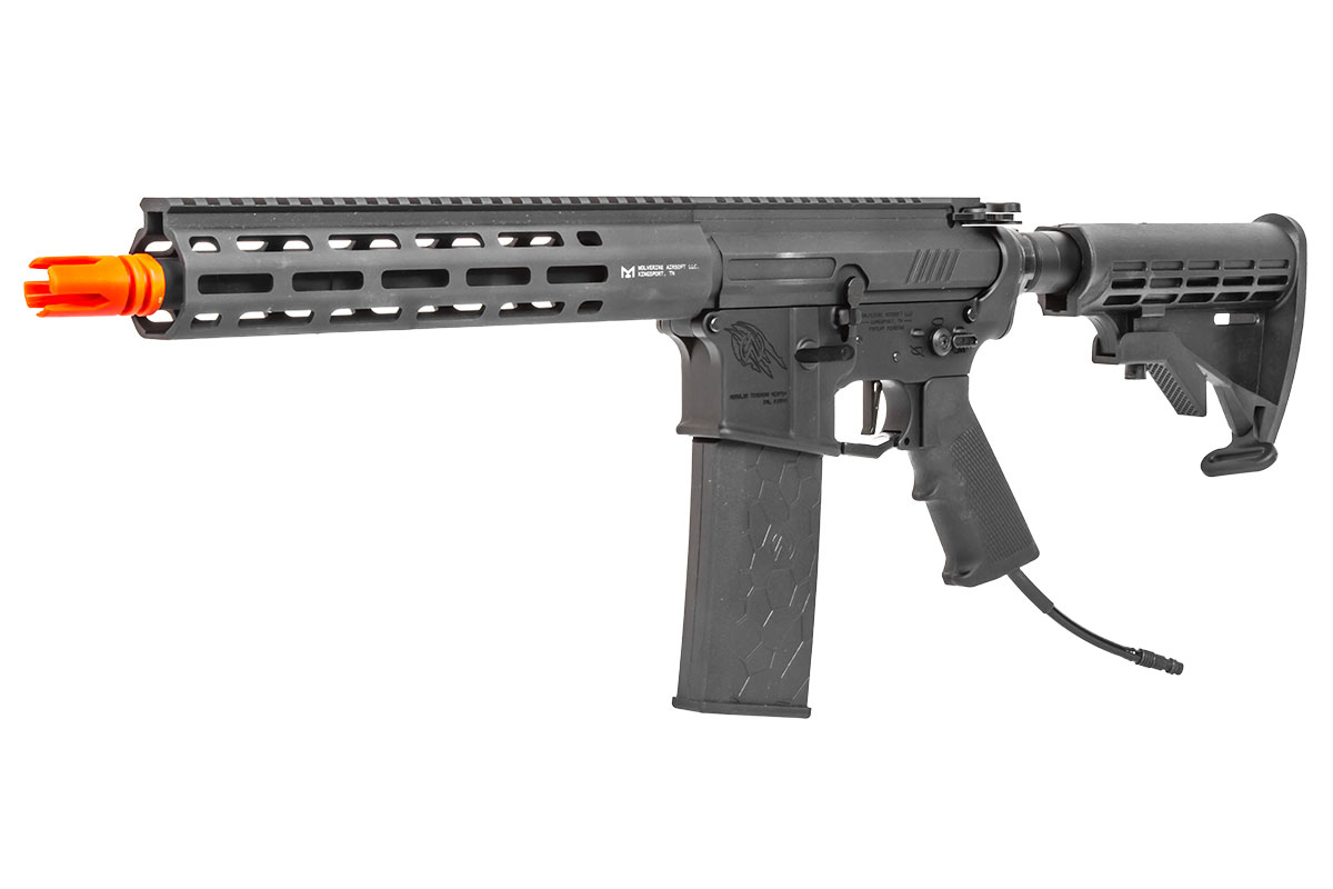 Wolverine Airsoft MTW Modular Training Weapon SBR 10.3″ M4 M-LOK HPA Airsoft Rifle (Black)