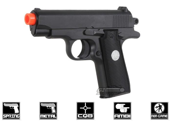 UK Arms G2 1911 Spring Airsoft Pistol (Black)