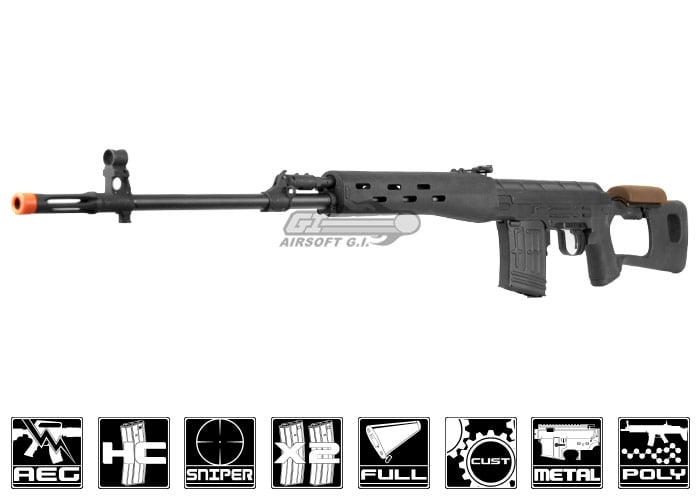 Echo 1 Red Star CSR Sniper AEG Airsoft Rifle (Black)
