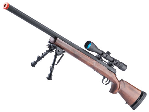 A&K SOCOM Type M24 Gas-Powered Airsoft Bolt Action Sniper Rifle w/ Fluted Barrel