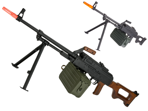 Matrix PKM Russian Battlefield Squad Automatic Weapon Airsoft Machine Gun by A&K