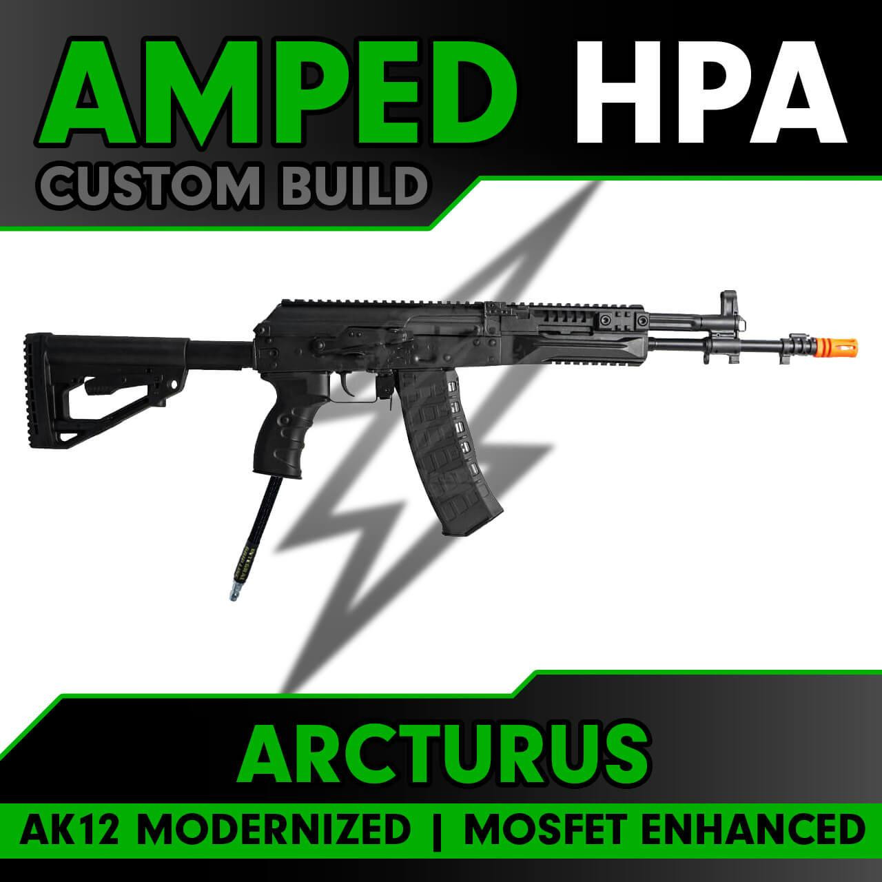 Amped Custom HPA Arcturus AK12 Steel Bodied Modernized Airsoft Rifle | FE