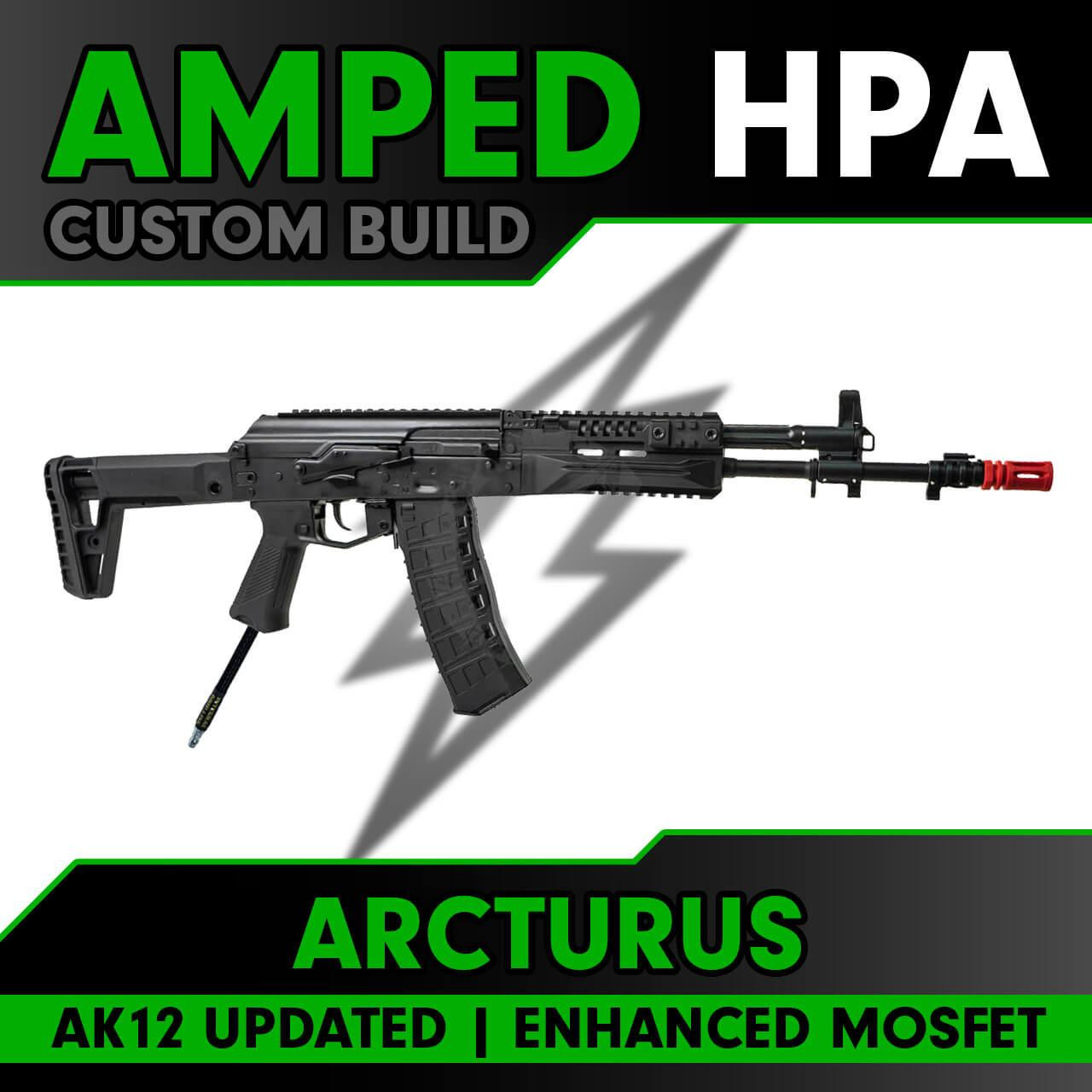 Amped Custom HPA Arcturus AK12 Updated Steel Bodied Modernized Airsoft Rifle | FE