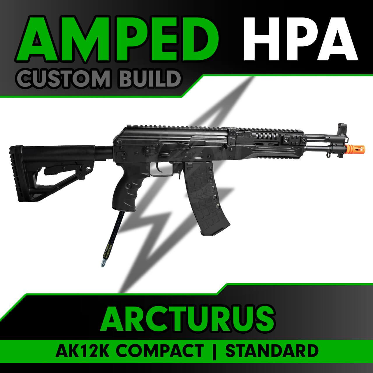 Amped Custom HPA Arcturus AK12K Compact Steel Bodied Modernized Airsoft Rifle