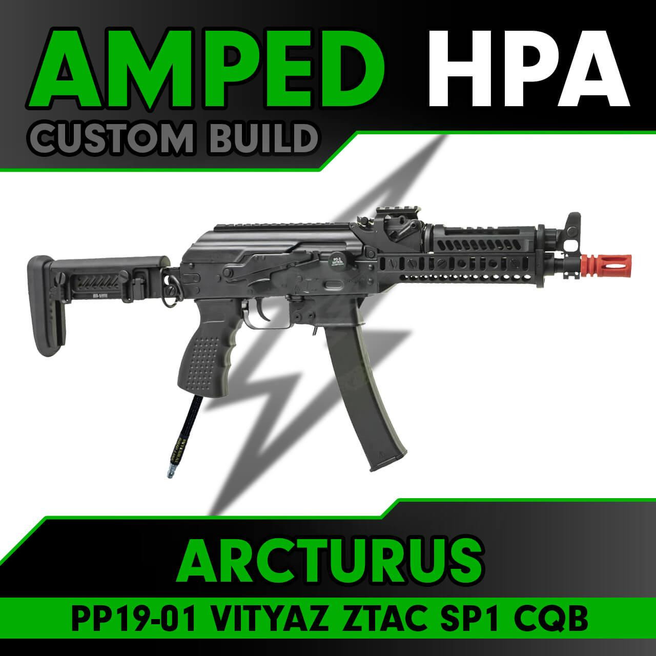Amped Custom HPA Arcturus PP19-01 Vityaz ZTAC SP1 CQB Airsoft Rifle