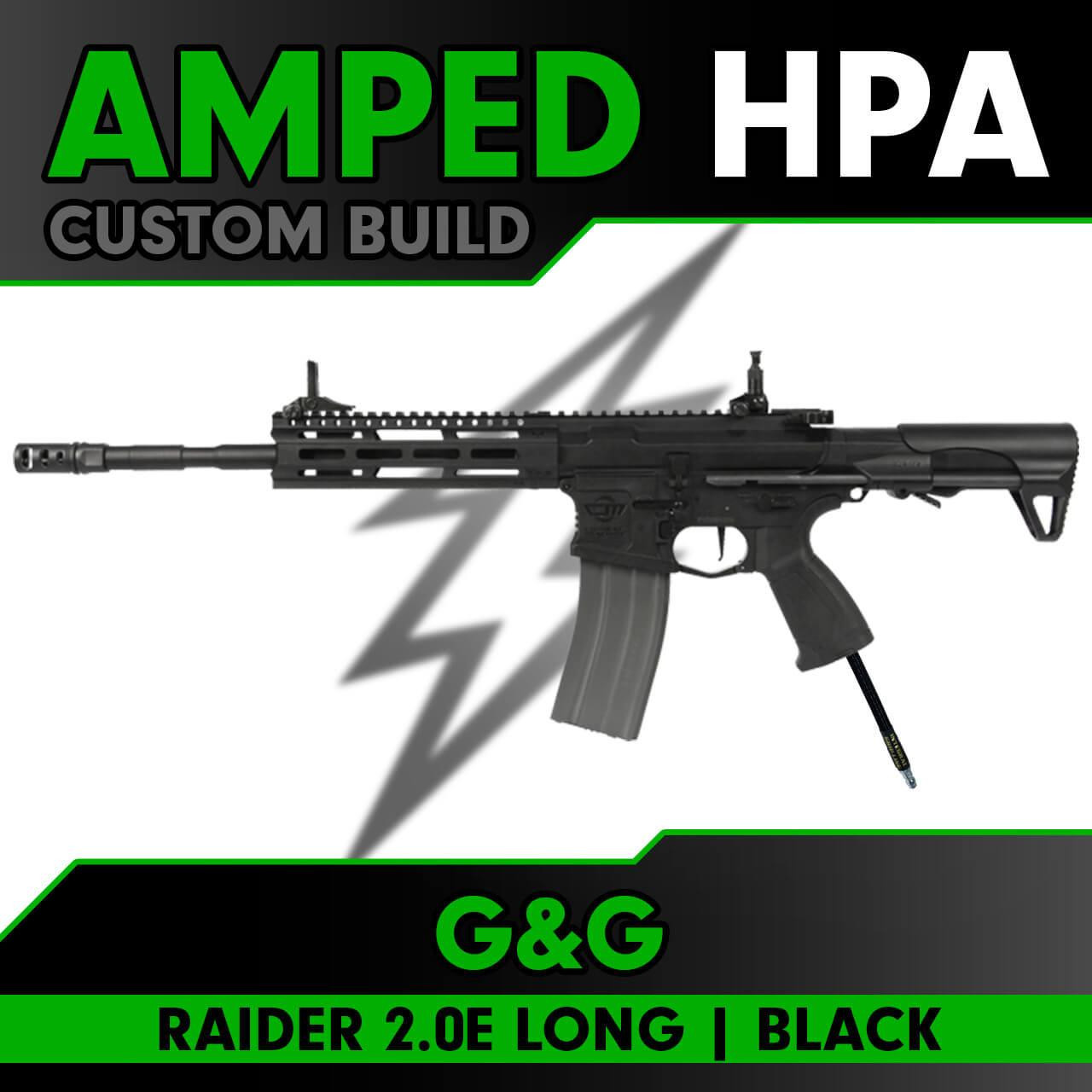 Amped Custom HPA Black G&G Raider 2.0E Long