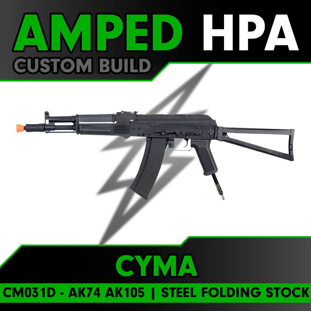 Amped Custom HPA CYMA CM031D AK74 AK105 Airsoft Rifle