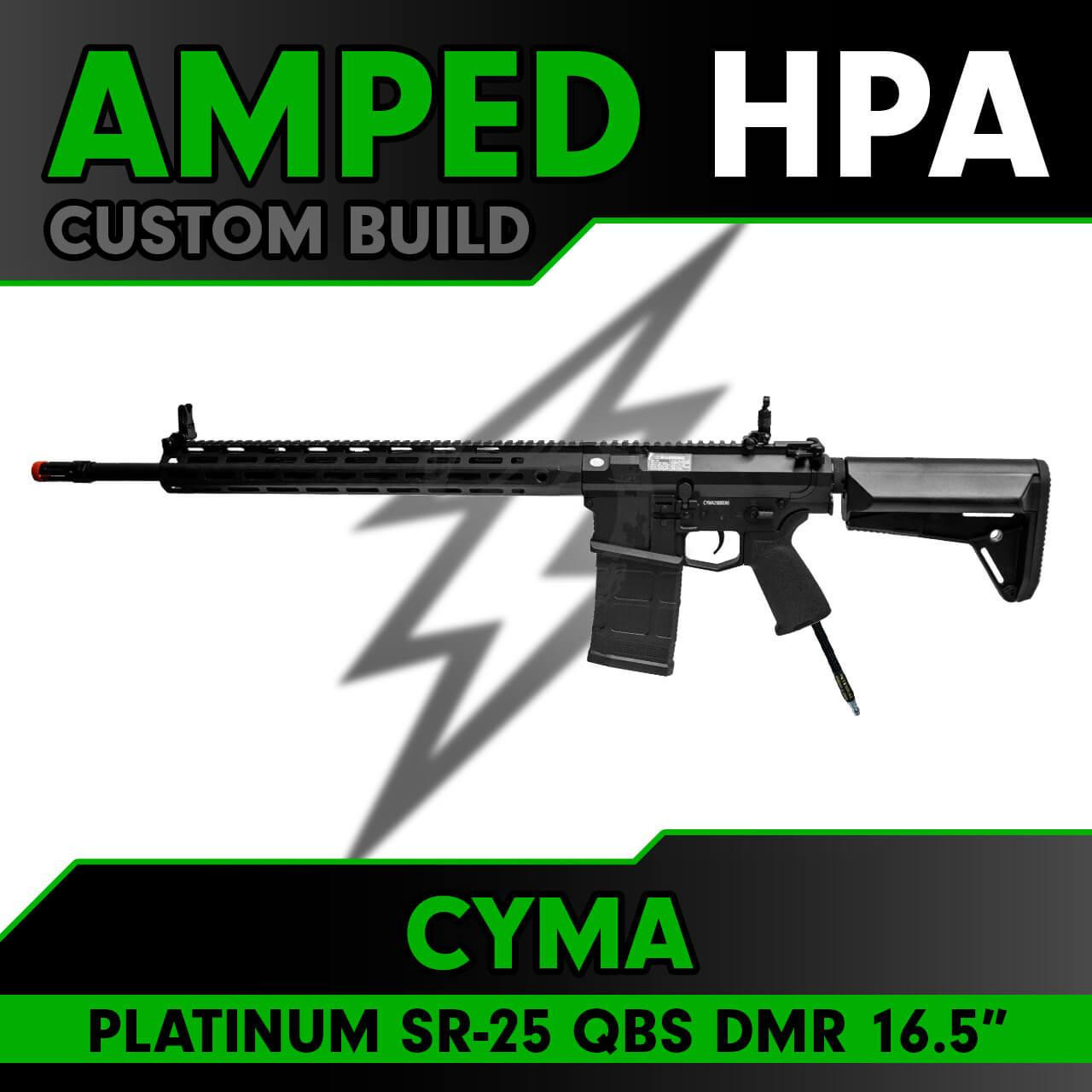 Amped Custom HPA CYMA Platinum SR-25 QBS DMR 16.5″ M-LOK