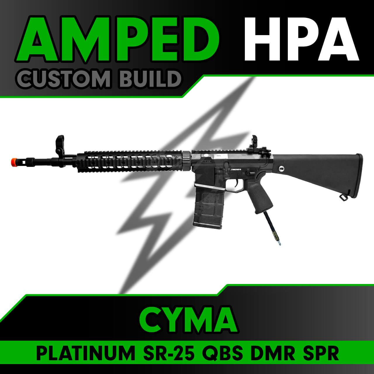 Amped Custom HPA CYMA Platinum SR-25 QBS DMR SPR