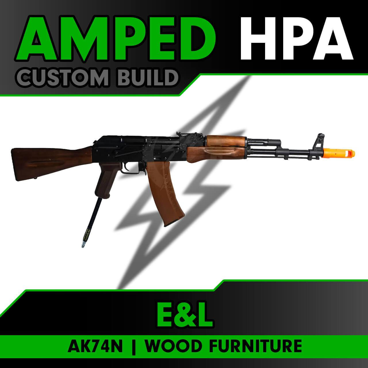 Amped Custom HPA E&L Airsoft New Essential Version AK74N Steel Body Wood Furniture