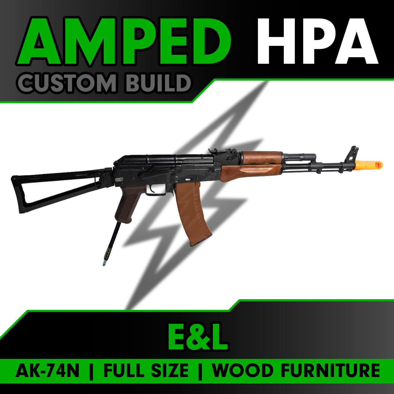 Amped Custom HPA E&L Airsoft New Essential Version AKS74N Folding Steel Stock