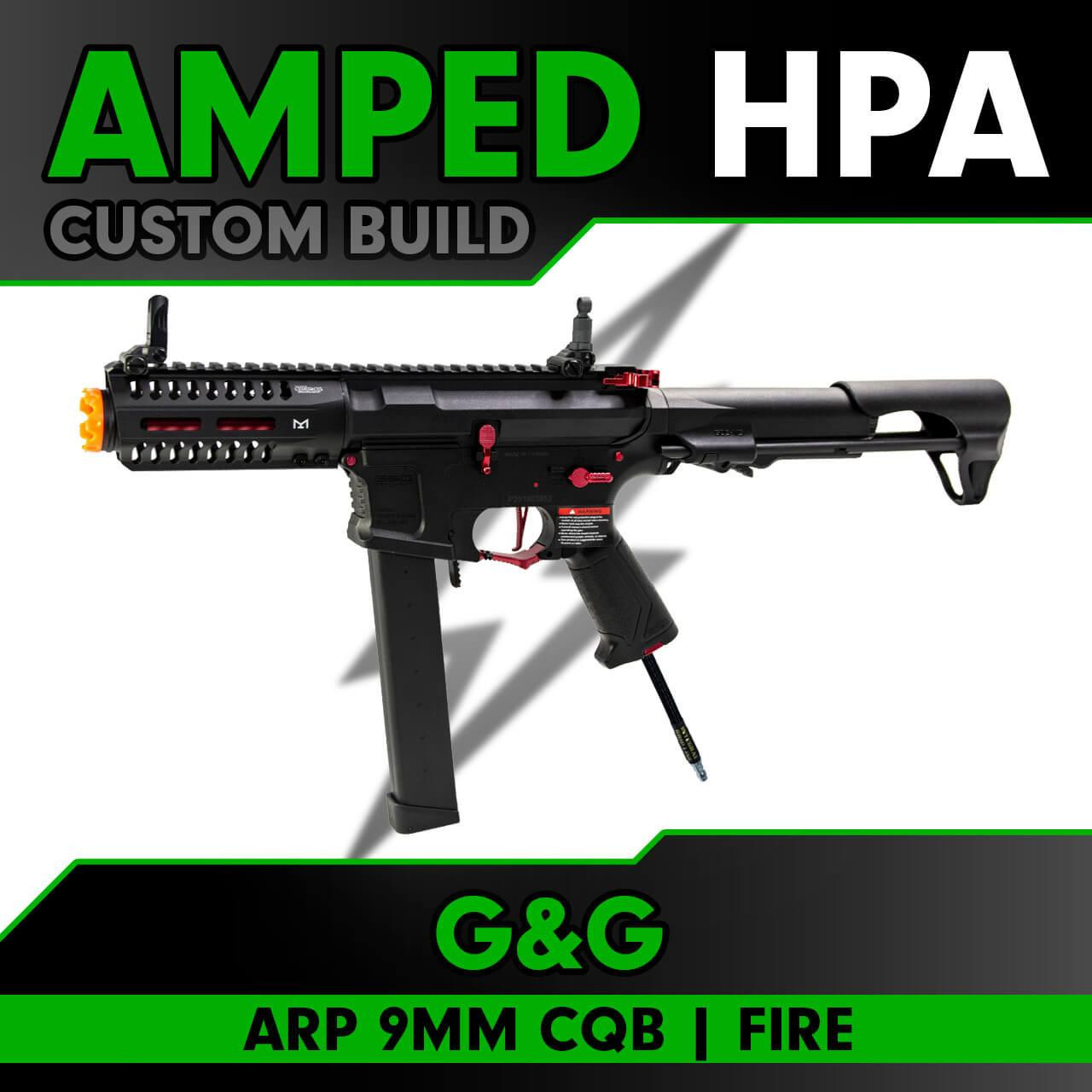 Amped Custom HPA G&G ARP 9mm Super Ranger CQB Airsoft Rifle