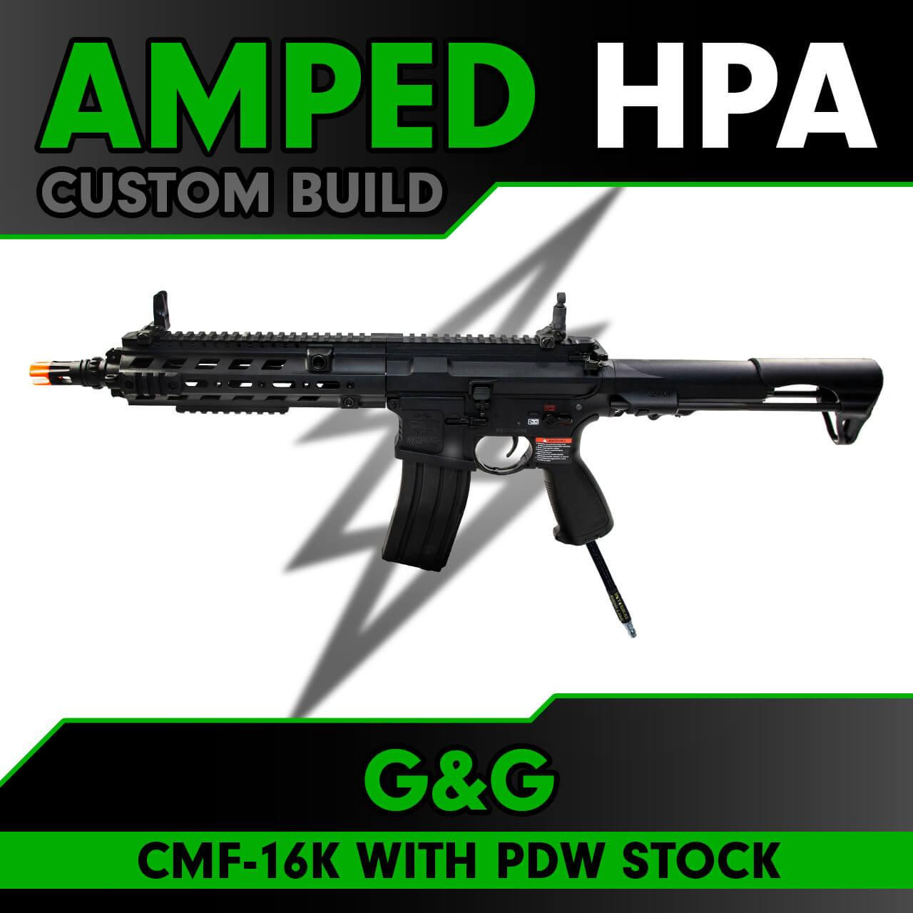 Amped Custom HPA G&G Combat Machine CMF-16K | PDW Stock