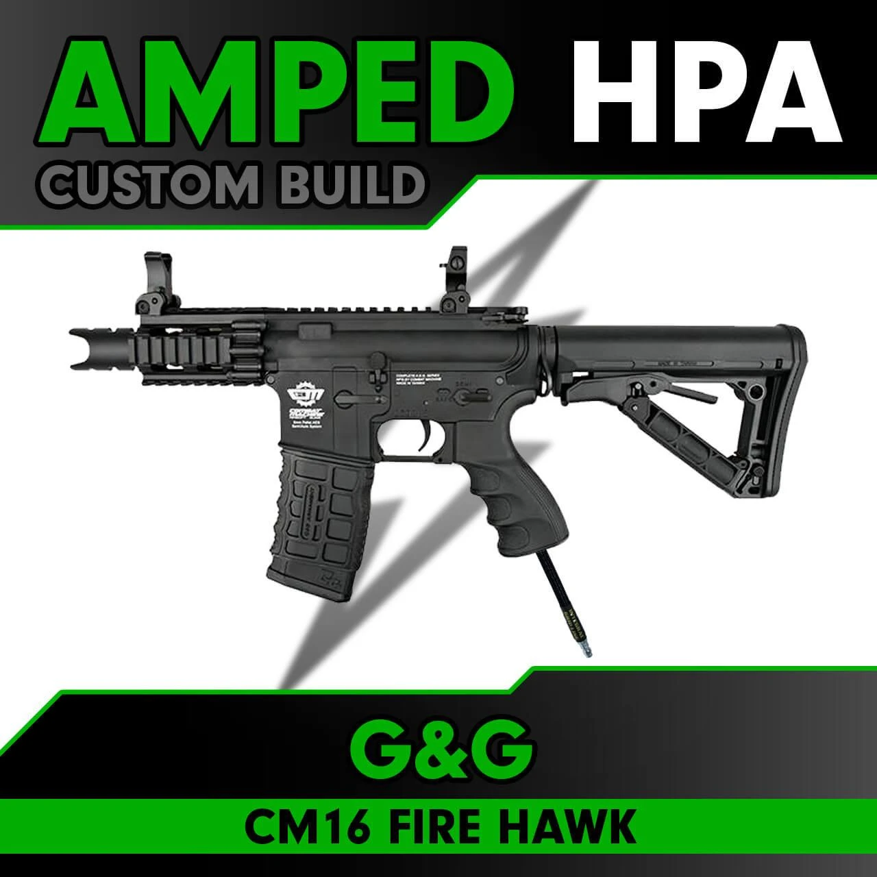 Amped Custom HPA G&G Combat Machine Fire Hawk AEG