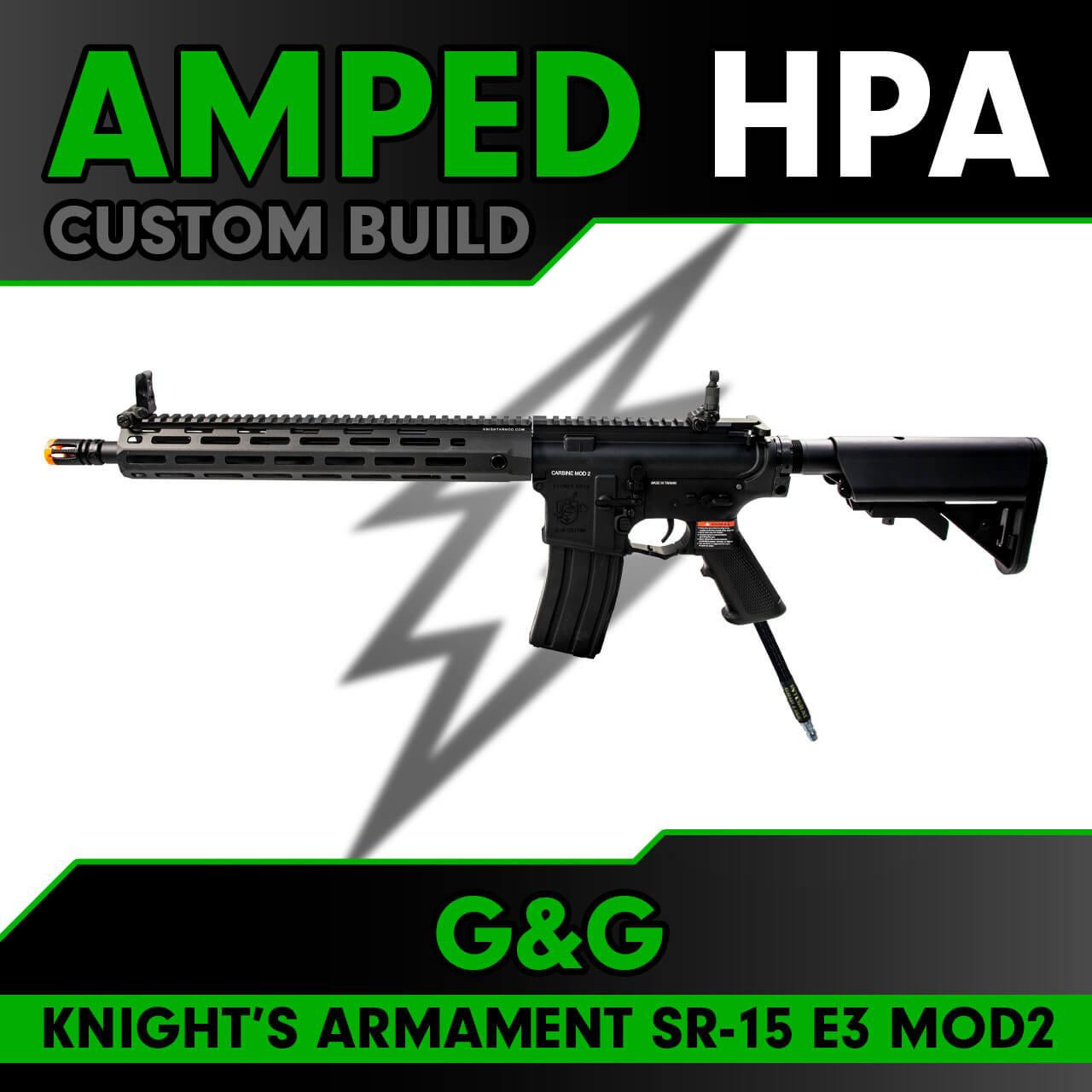 Amped Custom HPA G&G Knight’s Armament SR-15 E3 MOD2 Rifle