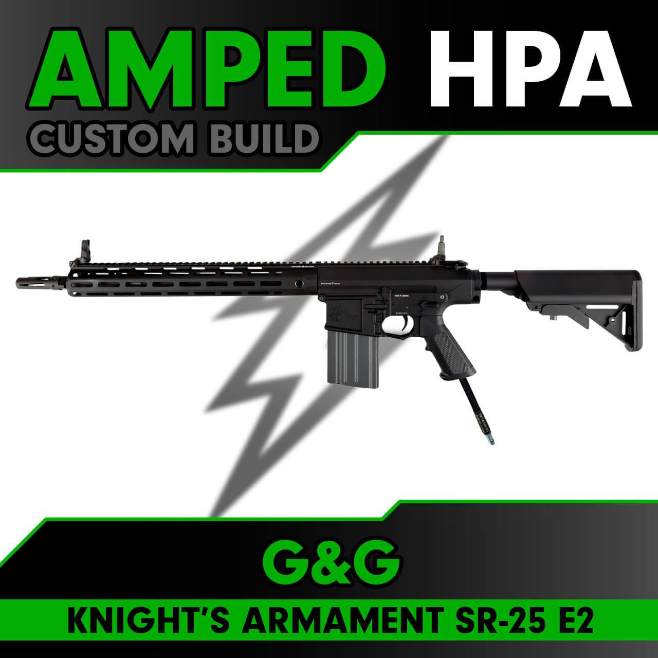 Amped Custom HPA G&G Knight’s Armament SR-25 E2 APC Rifle | MLOK