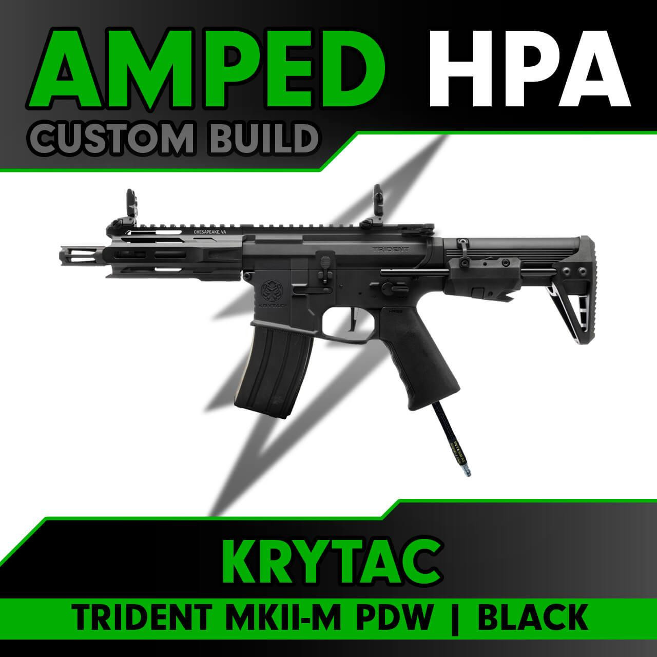 Amped Custom HPA Krytac MKII-M PDW Airsoft Rifle