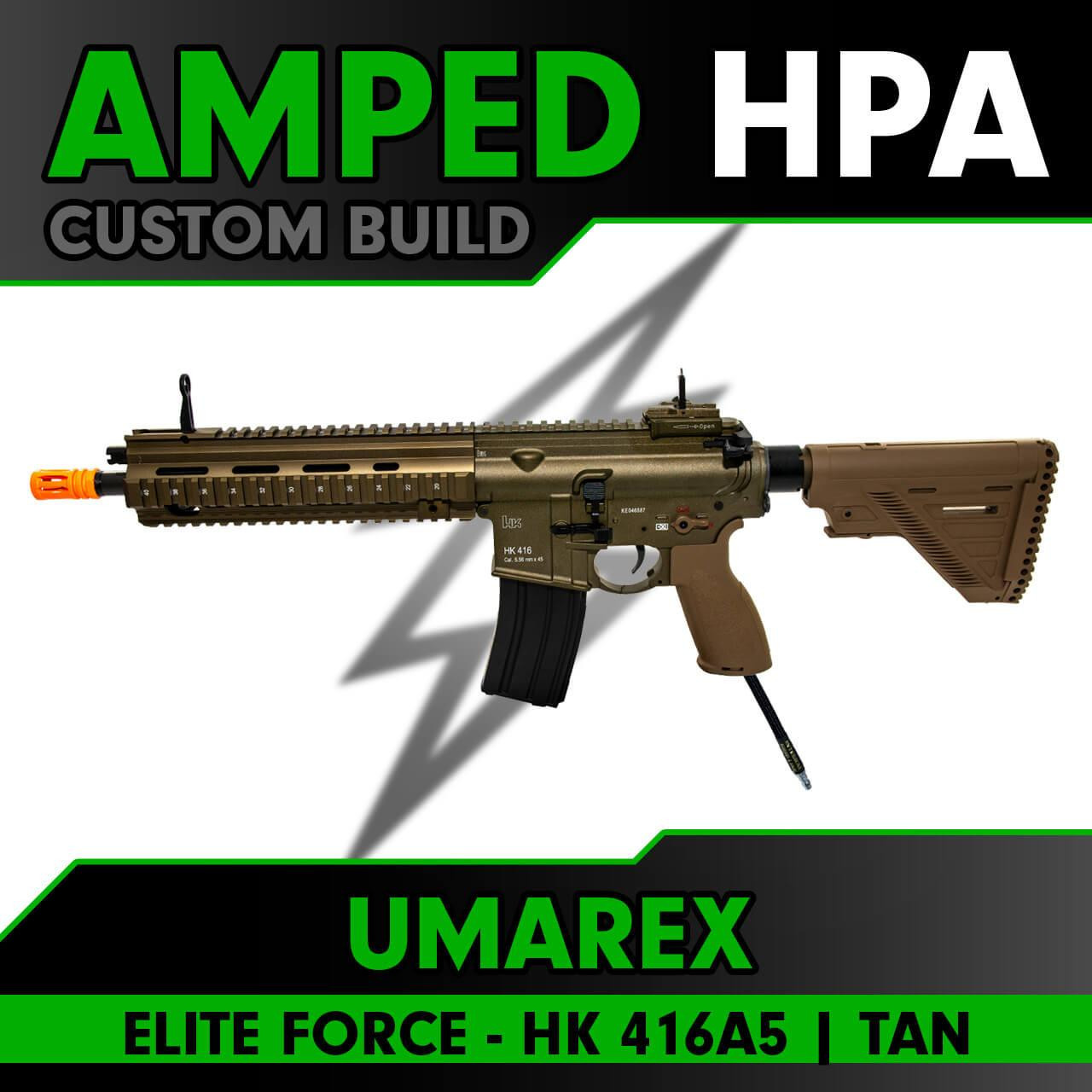 Amped Custom HPA Rifle Elite Force H&K 416A5 Tan