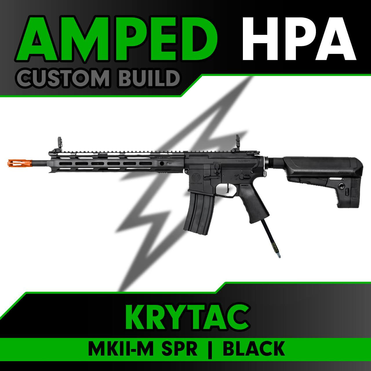 Amped Custom HPA Rifle Krytac MKII-M SPR Black
