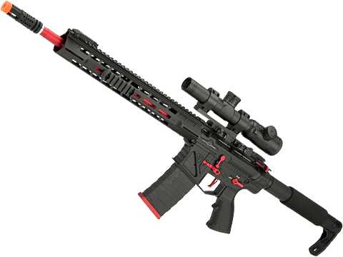 APS Phantom Extremis Mark III 2.0 eSilverEdge M4 AEG with 15″ MLOK Handguard (Color: Black)