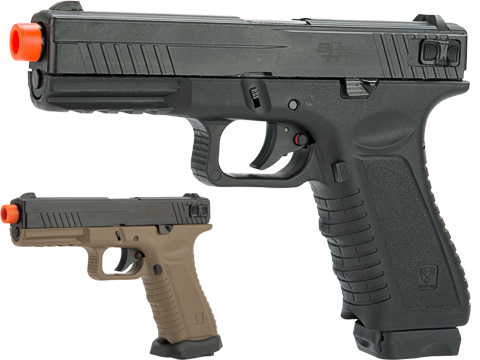 APS XTP Black Hornet Full Auto Co2 Powered Airsoft Pistol with Polymer Slide