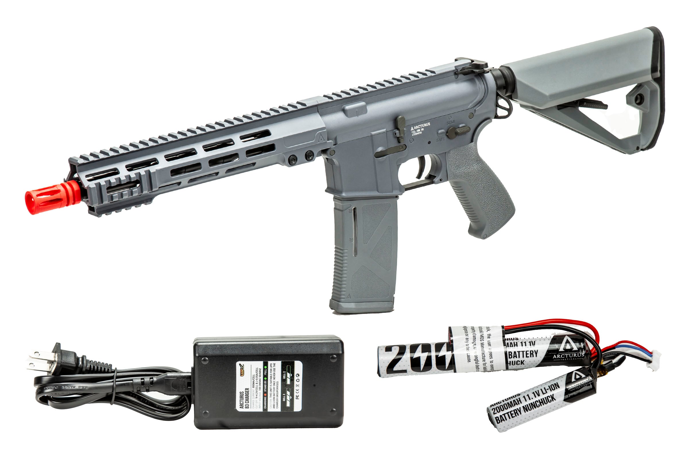 ARCTURUS LWT MK-I CQB 10″ AEG Sport M4 Starter Pack (Grey)