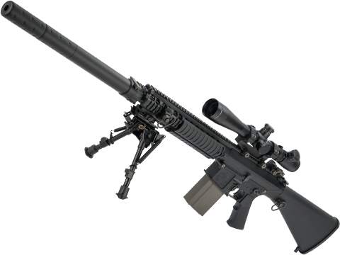 ARES Full Metal SR25-M110 Airsoft AEG DMR (Color: Black)