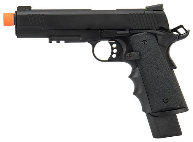 Army Armament Full Metal R32 Nightstorm Gas Blowback Airsoft Pistol, Black