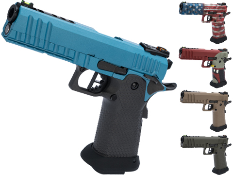 AW Custom “Black Ace” Hi-Capa Gas Blowback Airsoft Pistol w/ Custom Cerakote