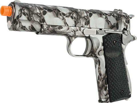 AW Custom NE2101 Full Metal 1911 Gas Blowback Airsoft Pistol – SkullCam