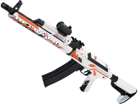 EMG x Sharps Bros. x SLR Rifleworks MB47 Airsoft AEG w/ Custom Cerakote (Model: 13.5″ Handguard / New Asiimov)