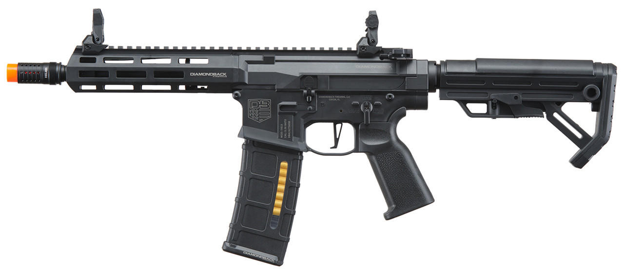 Bo Manufacturer Diamondback Licensed DB15 AP305 7″ Airsoft AEG Rifle, Black