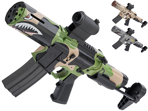Krytac Full Metal Alpha SDP Airsoft AEG Rifle w/ Black Sheep Arms Custom Cerakote