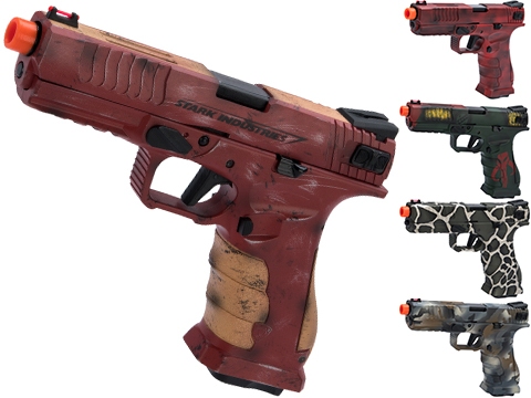 APS XTP Shark Full Automatic Select-Fire Co2 GBB Airsoft Pistol w/ Black Sheep Arms Custom Cerakote