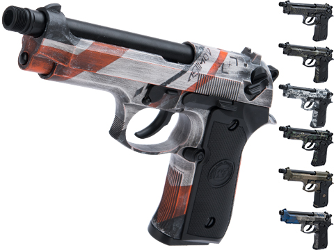 WE-Tech M9 Heavy Weight Airsoft GBB Professional Training Pistol w/ Black Sheep Arms Custom Cerakote